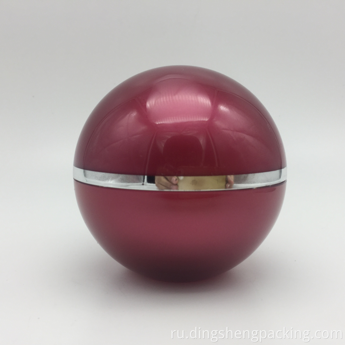 15g 30g 50g 100g Empty Personal Care Red Round Ball Shape Plastic Acrylic Cream Jar